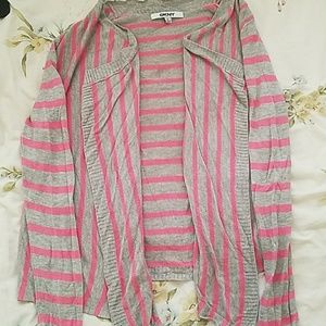DKNY striped light sweater.